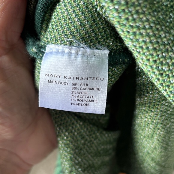 Designer Mary Katrantzou Green and Blue Patterned Dress - reversible , see pics - Picture 3 of 15